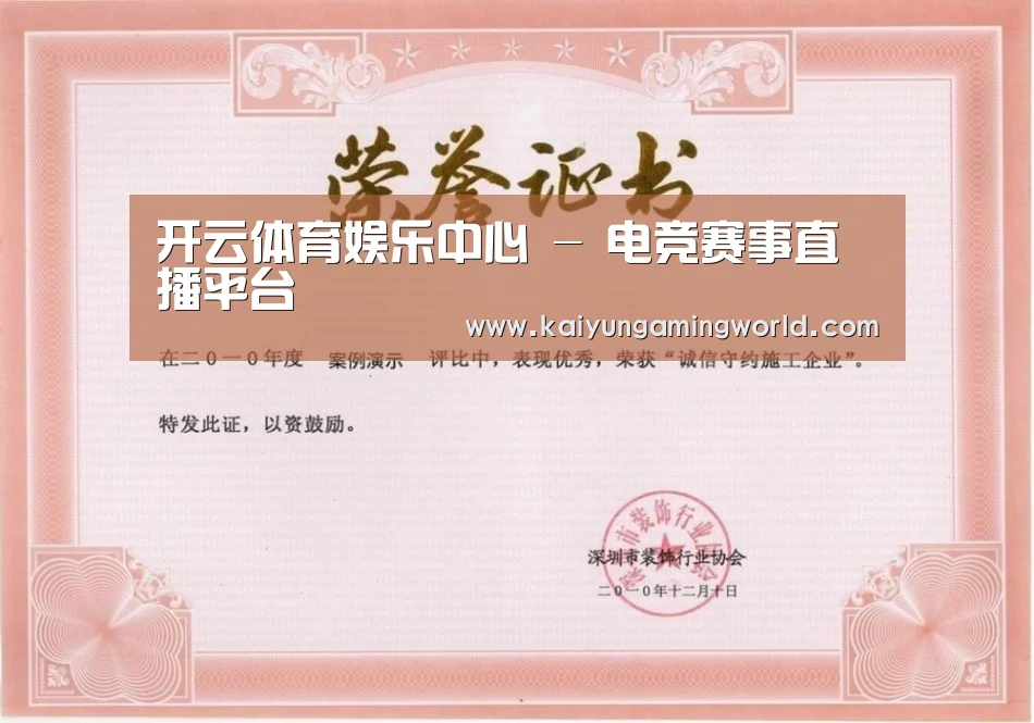 荣誉证书二